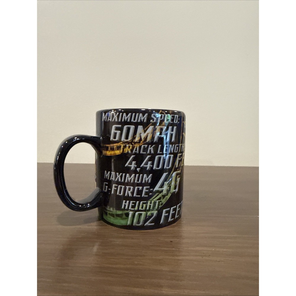 Busch Gardens Cheetah Hunt Roller Coaster Coffee Mug Tampa Florida Souvenier - Picture 3 of 9